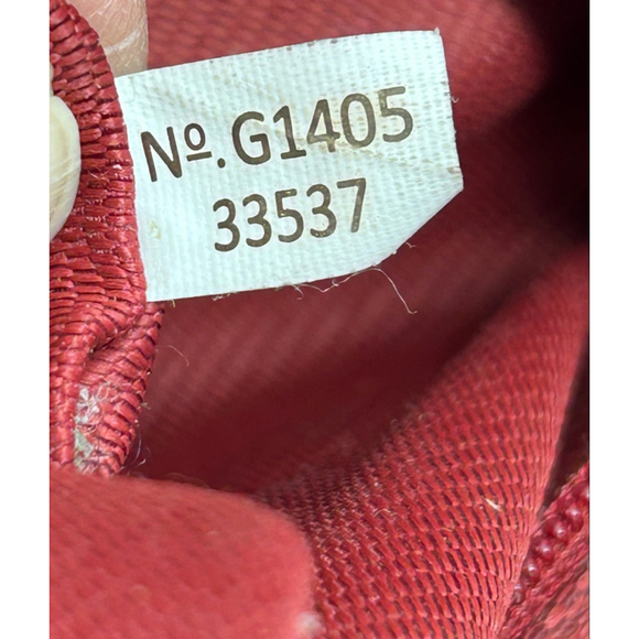 COACH G1405 33537 Red Leather Shoulder Crossbody Purse Bag - Picture 9 of 13